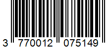 Barcode 3770012075149