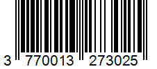 Barcode 3770013273025