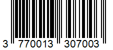 Barcode 3770013307003