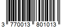 Barcode 3770013801013