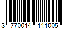 Barcode 3770014111005