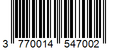Barcode 3770014547002