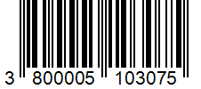 Barcode 3800005103075