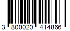 Barcode 3800020414866
