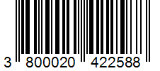 Barcode 3800020422588