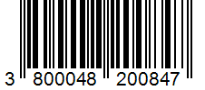 Barcode 3800048200847