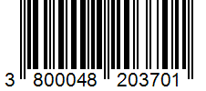 Barcode 3800048203701