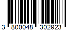 Barcode 3800048302923
