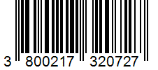 Barcode 3800217320727