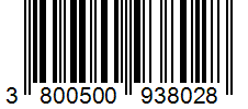 Barcode 3800500938028