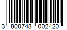Barcode 3800748002420