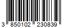 Barcode 3850102230839