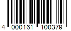 Barcode 4000161100379