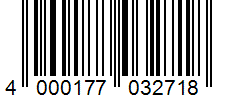 Barcode 4000177032718