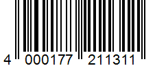 Barcode 4000177211311