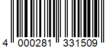 Barcode 4000281331509