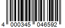 Barcode 4000345046592