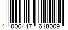 Barcode 4000417618009