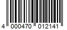 Barcode 4000470012141