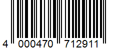 Barcode 4000470712911