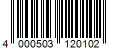 Barcode 4000503120102