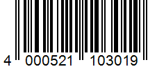 Barcode 4000521103019