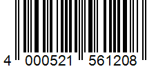 Barcode 4000521561208