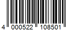 Barcode 4000522108501