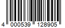 Barcode 4000539128905