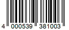 Barcode 4000539381003