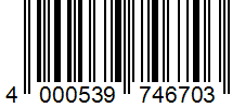 Barcode 4000539746703