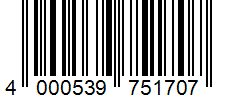 Barcode 4000539751707