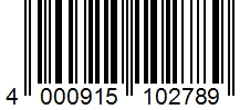 Barcode 4000915102789