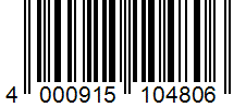 Barcode 4000915104806
