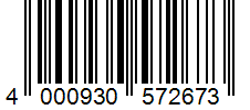 Barcode 4000930572673