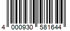 Barcode 4000930581644