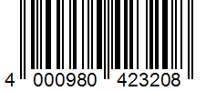 Barcode 4000980423208