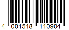 Barcode 4001518110904