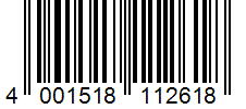 Barcode 4001518112618