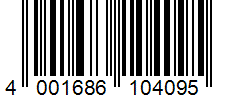 Barcode 4001686104095