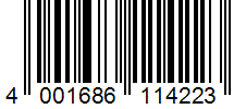 Barcode 4001686114223