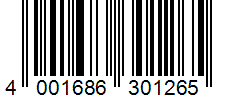Barcode 4001686301265