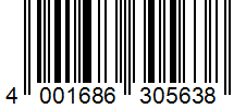 Barcode 4001686305638