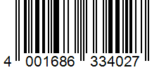 Barcode 4001686334027