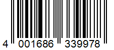 Barcode 4001686339978
