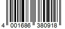 Barcode 4001686380918