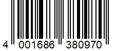 Barcode 4001686380970