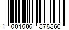 Barcode 4001686578360