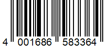 Barcode 4001686583364