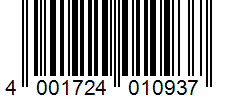 Barcode 4001724010937